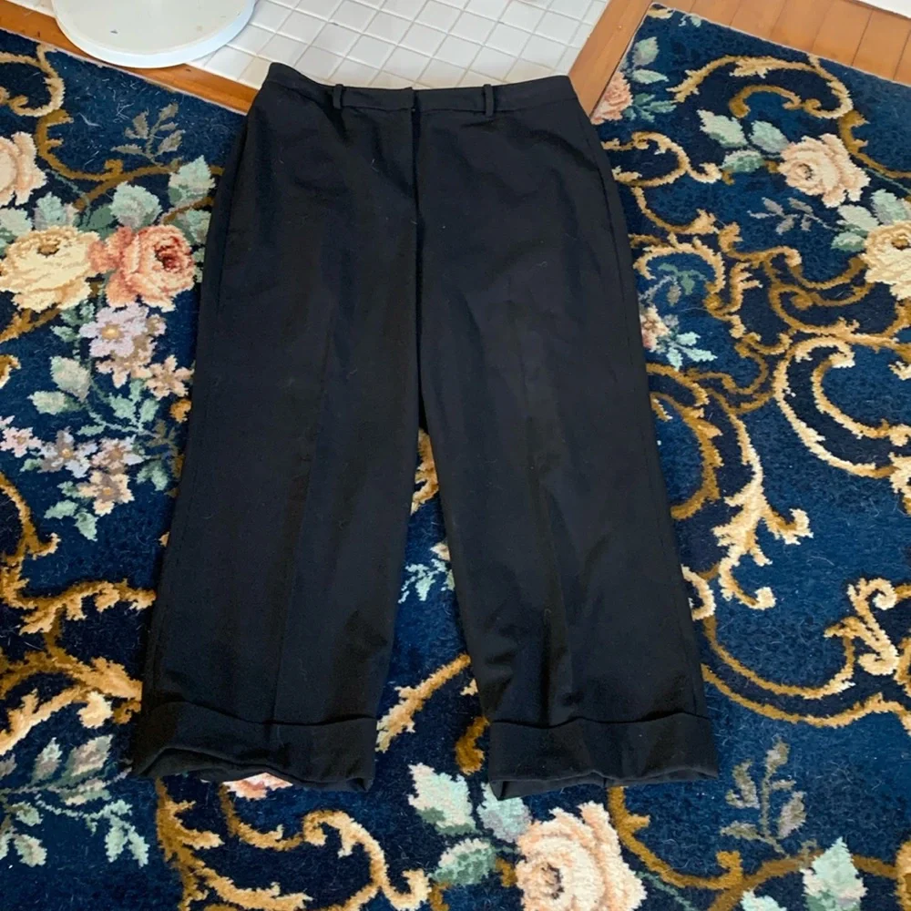 Larry Levine stretch crop‎ cuffed trousers. Worn a few times